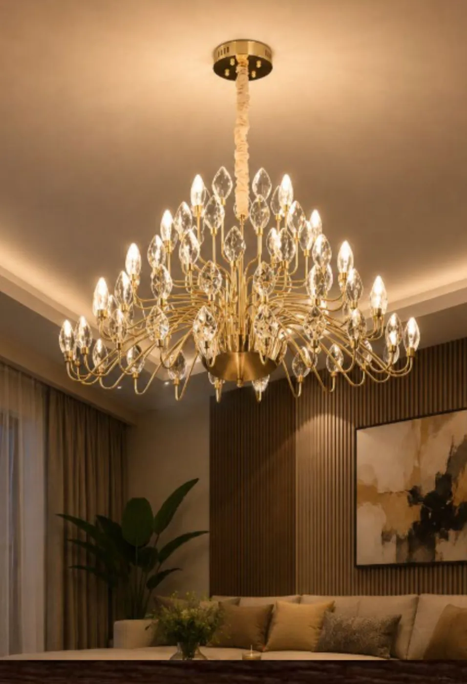 Crystal Modern Chandelier — LUMIORR Decorative