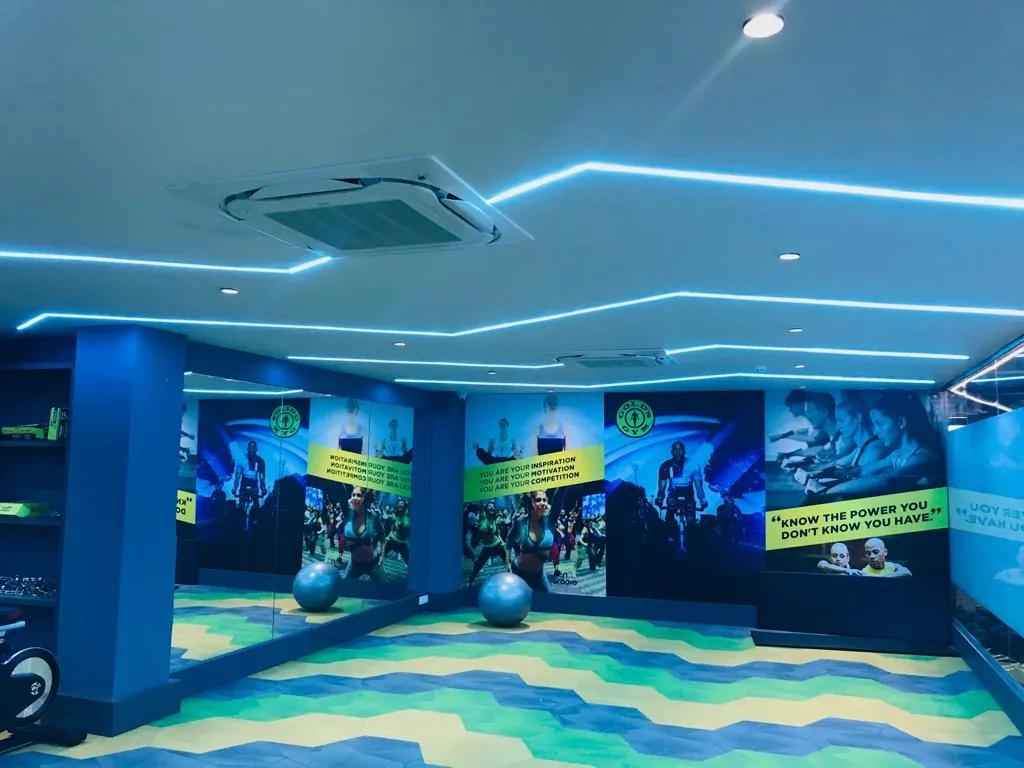 Gold Gym Wakad — LUMIORR lighting project in Pune